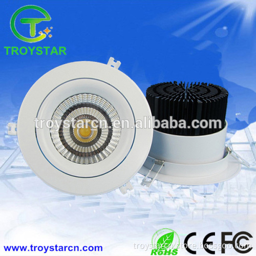 Alibaba golden manufacturer CE ROHS high power super brightness recessed cob led downlight 60w